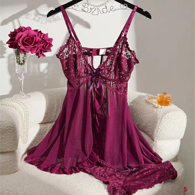 Summer Clothing Colors - قميص نوم صيفي جديد من الدانتيل