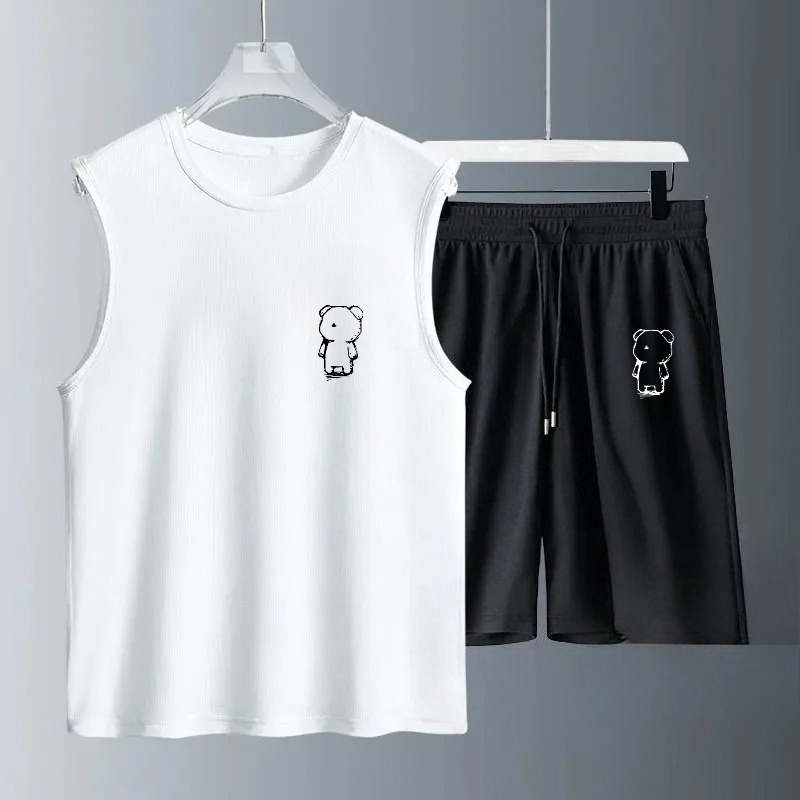 Summer Clothing Sets - مجموعات قمصان رجالية بدون أكمام صيف