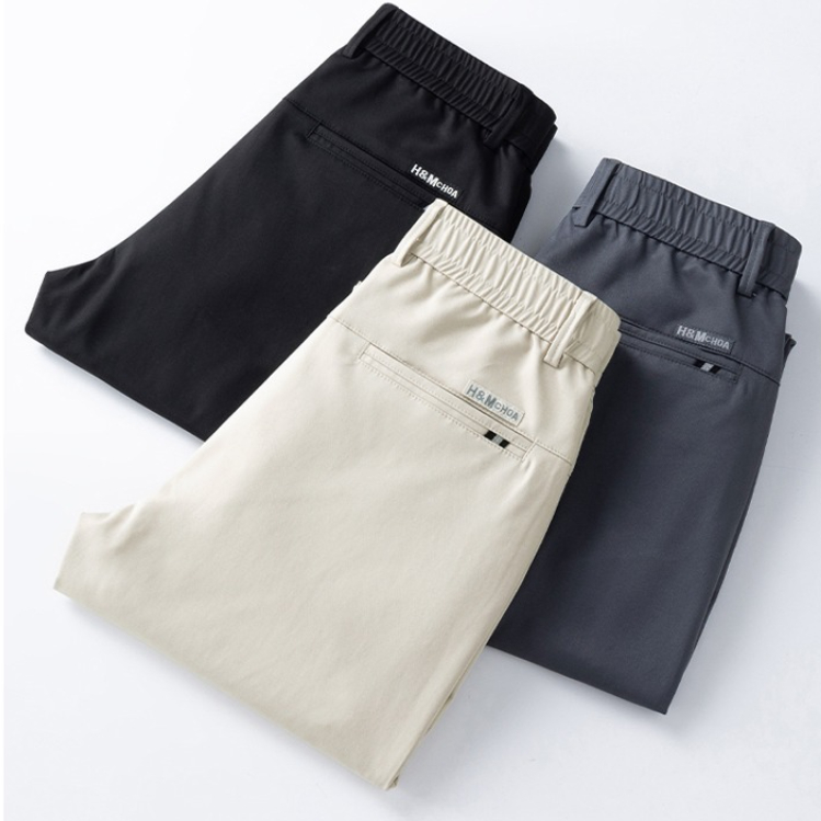 Summer Clothing Brands Men - بنطلون رجالي صيفي خفيف كاجوال من