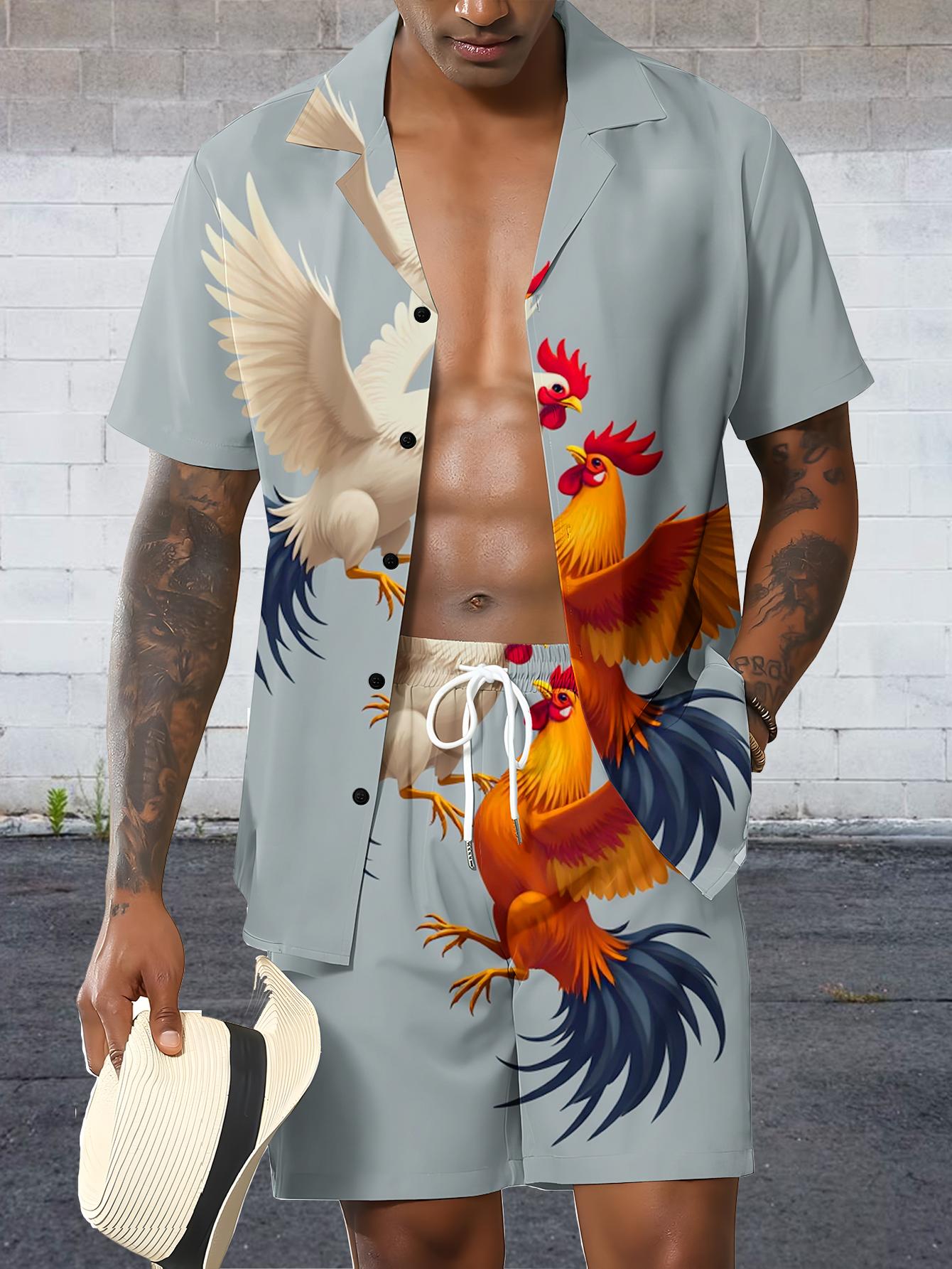 Summer Clothing Sets - أطقم قمصان رجالية لربيع/صيف 2026، بدلة