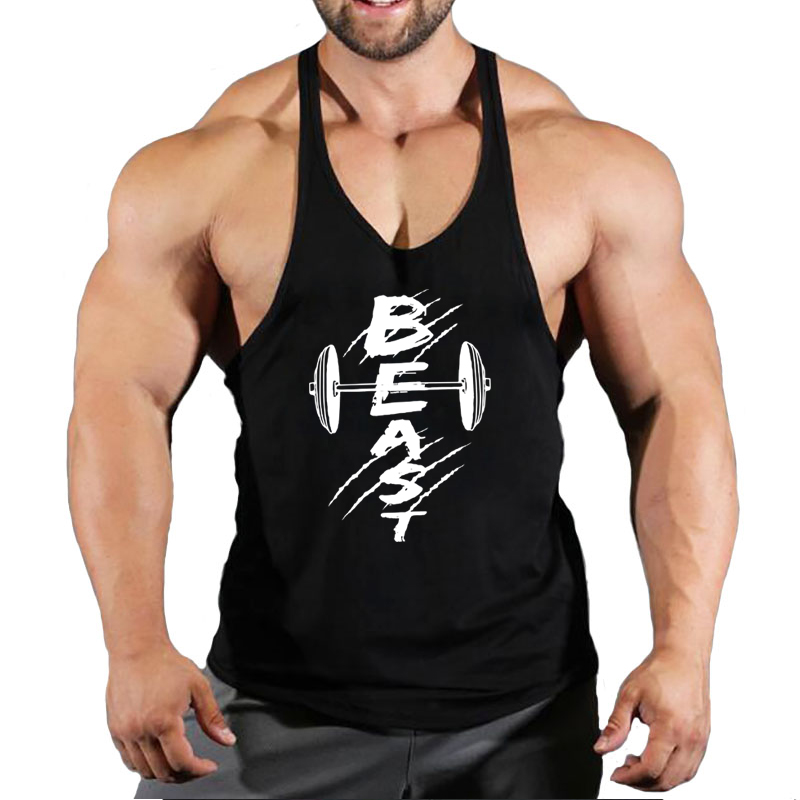 Summer Clothing Brands Men - الصيف العلامة التجارية اللياقة البدنية تانك