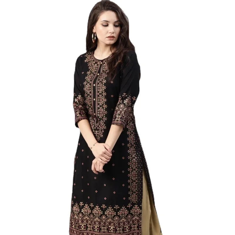 Summer Clothing Pakistan - فستان كورتاس هندي للنساء لربيع وصيف