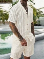 طقم رجالي مكون من قطعتين مصنوع - مراجعة Summer Clothing Sets وسعره