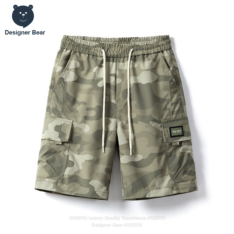 شورتات كارجو رجالية صيفية مموه - مراجعة Summer Clothing Brands Men وسعره