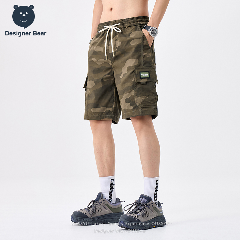 شورتات كارجو رجالية صيفية مموه - مراجعة Summer Clothing Brands Men وسعره