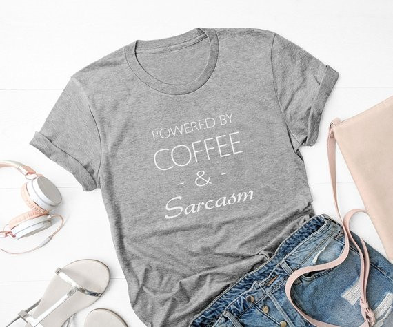 تي شيرت Sugarbaby Coffee and S - مراجعة Summer Clothing Quotes وسعره