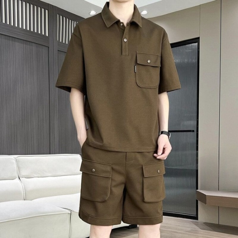 طقم قميص بولو بأكمام قصيرة وشو - مراجعة Summer Clothing Sets وسعره