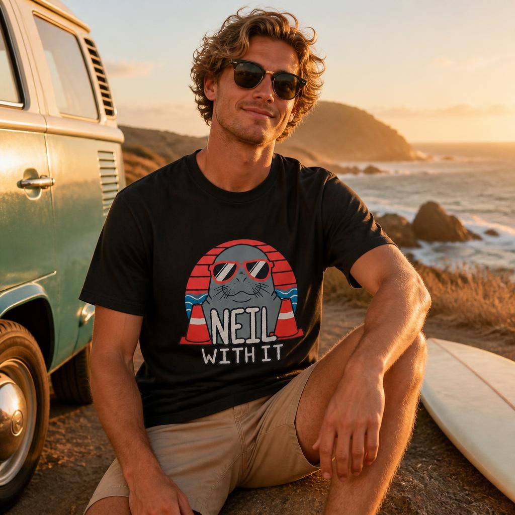 تي شيرت رجالي من Neil the Seal - مراجعة Summer Clothing Deals وسعره