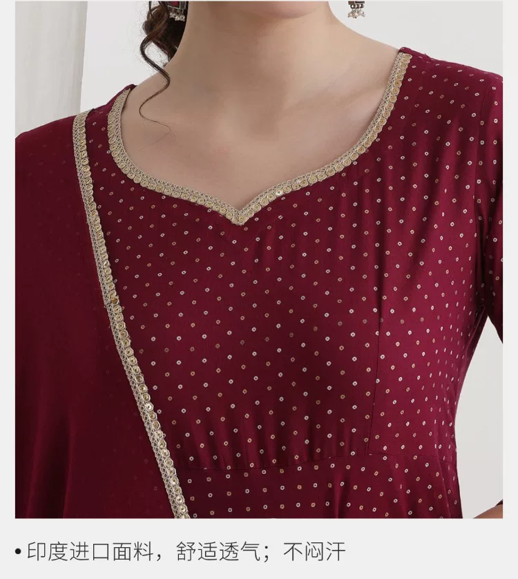 طقم كورتا نسائي تقليدي هندي با - مراجعة Summer Clothing Pakistan وسعره