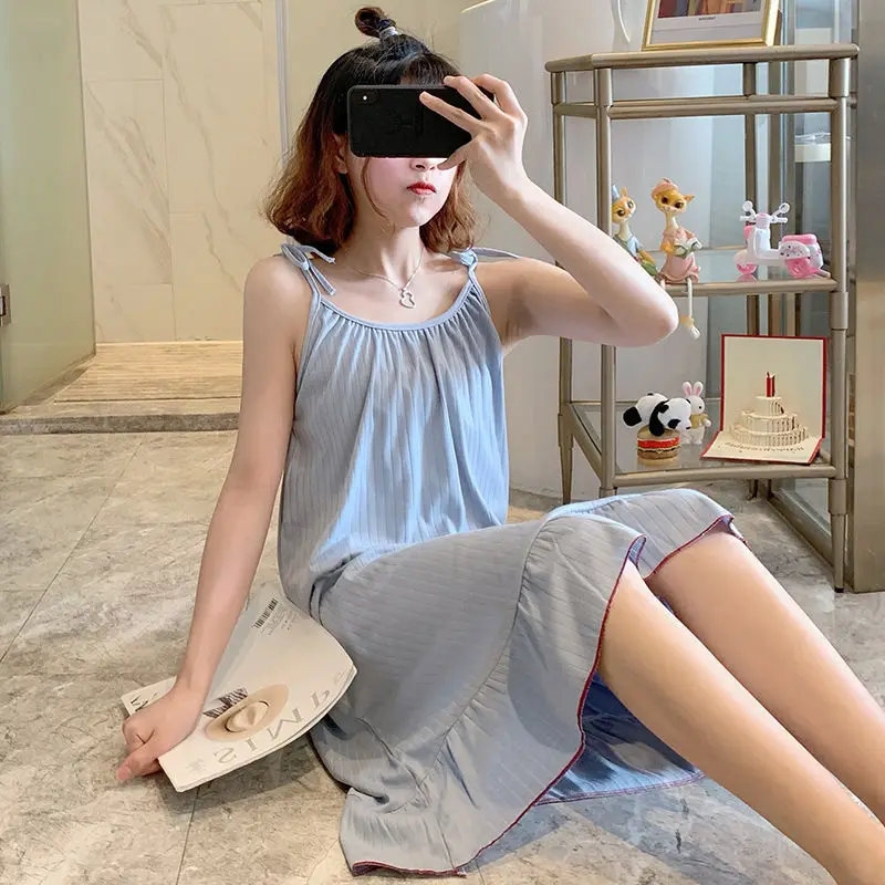 فستان نوم نسائي ناعم وعصري، بي - مراجعة Summer Clothing Colors وسعره