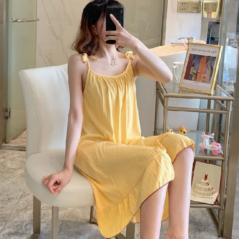 فستان نوم نسائي ناعم وعصري، بي - مراجعة Summer Clothing Colors وسعره