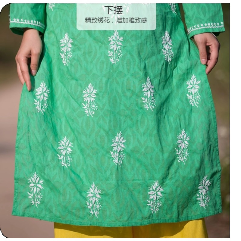 سترة نسائية كورتي هندية/باكستا - مراجعة Summer Clothing Pakistan وسعره