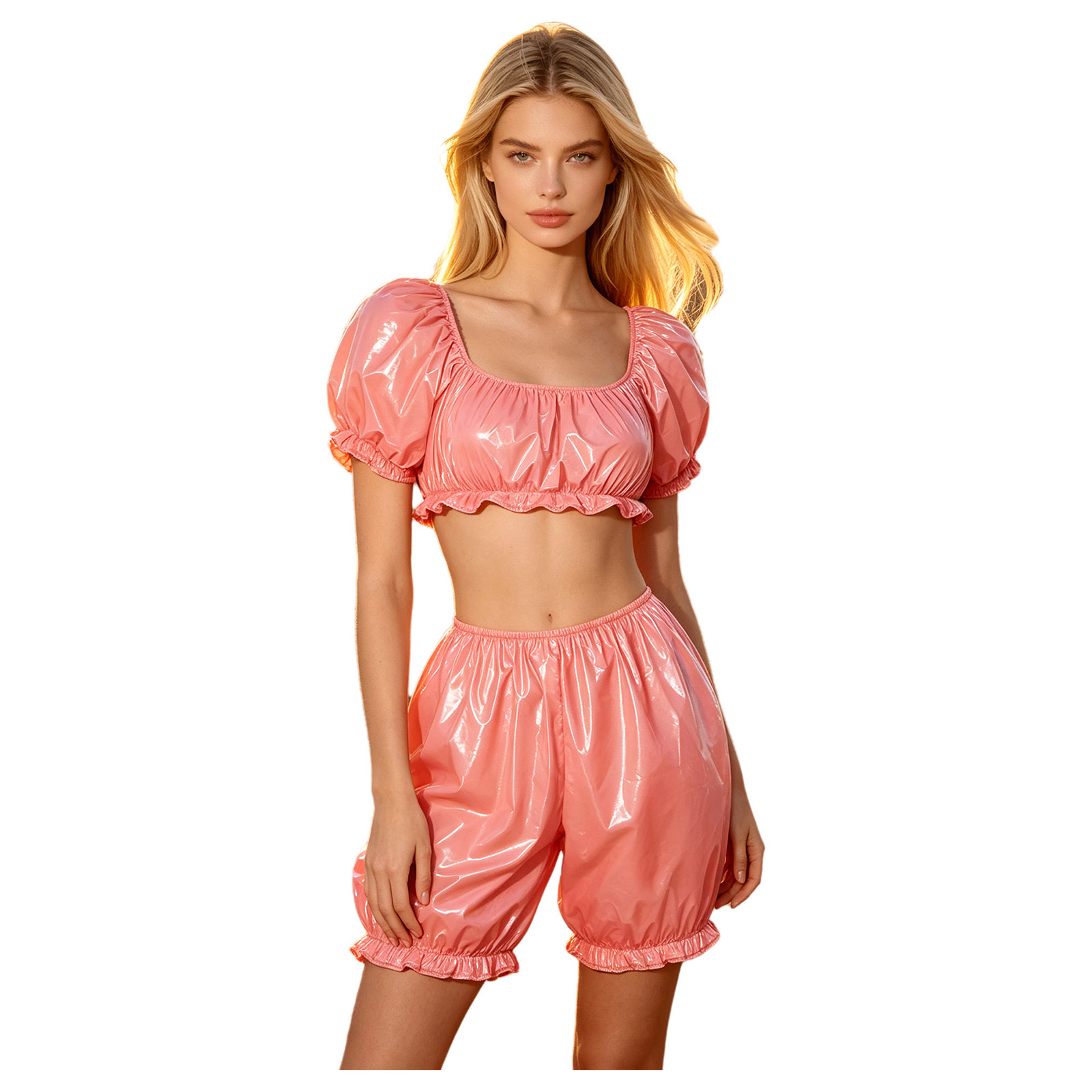 ملابس نسائية من الجلد الصناعي  - مراجعة Summer Clothing Sets وسعره