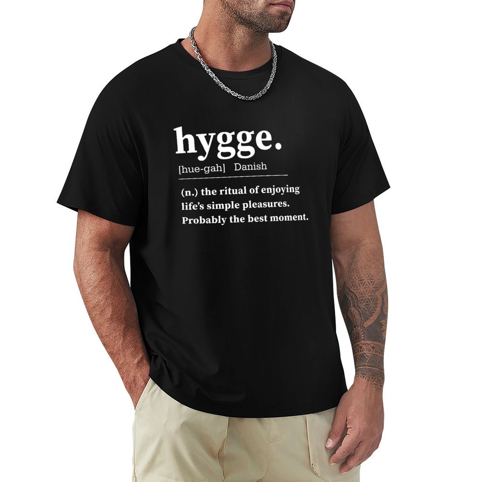 تي شيرت بتصميم اقتباس Hygge، ق - مراجعة Summer Clothing Quotes وسعره