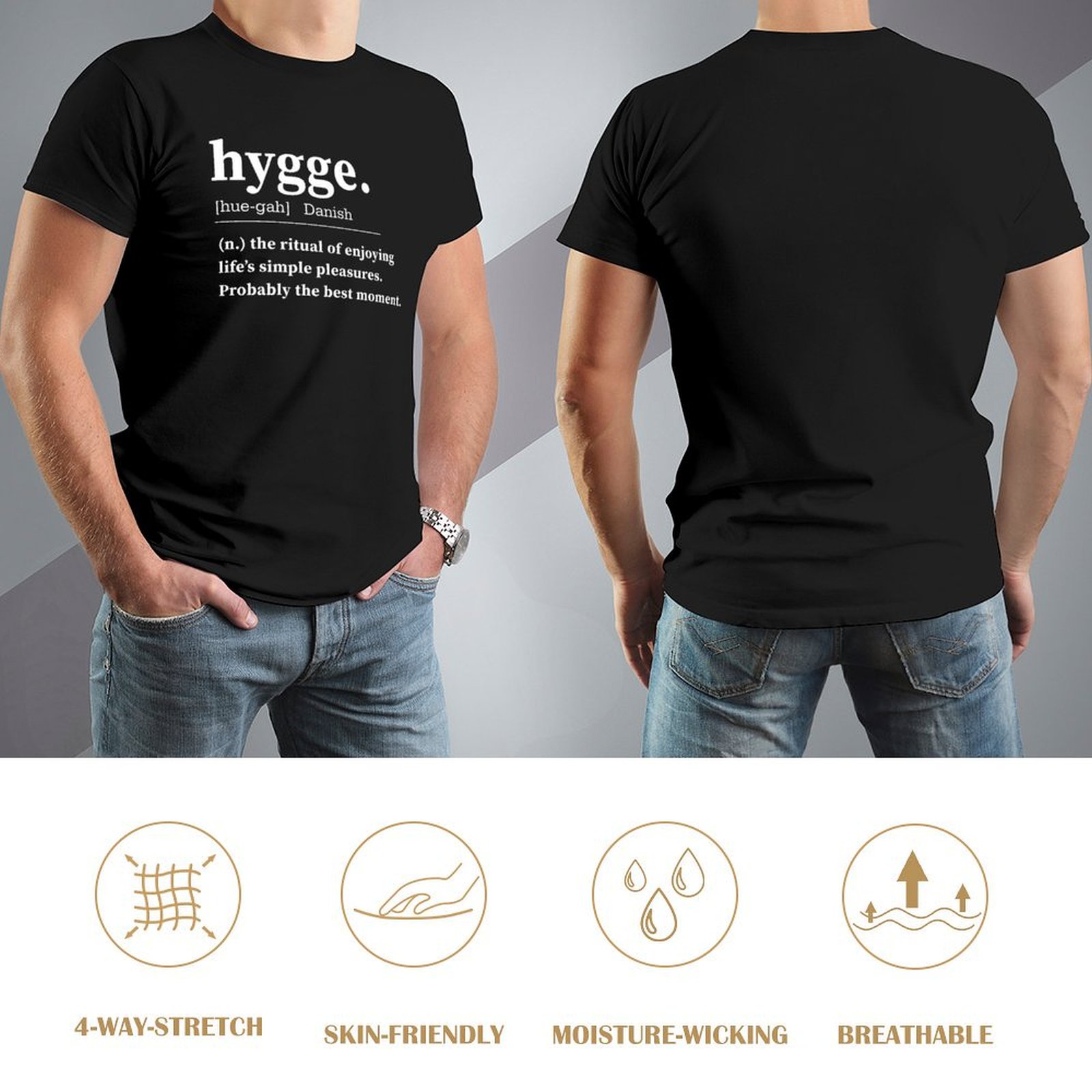 تي شيرت بتصميم اقتباس Hygge، ق - مراجعة Summer Clothing Quotes وسعره
