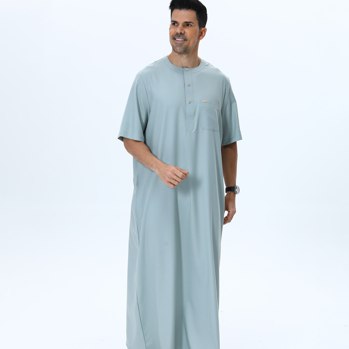عباية رجالية إسلامية قفطان جلا - مراجعة Summer Clothing Pakistan وسعره