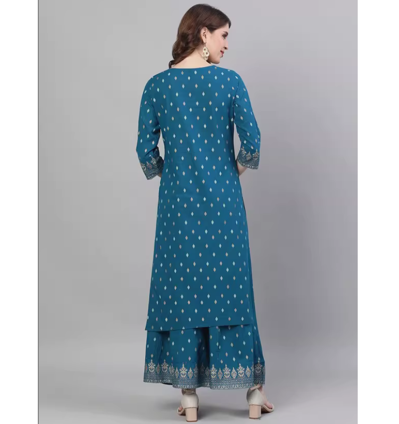 طقم ثلاث قطع بنمط هندي عرقي لل - مراجعة Summer Clothing Pakistan وسعره